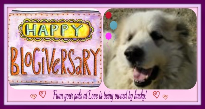Card for blog anniversary
